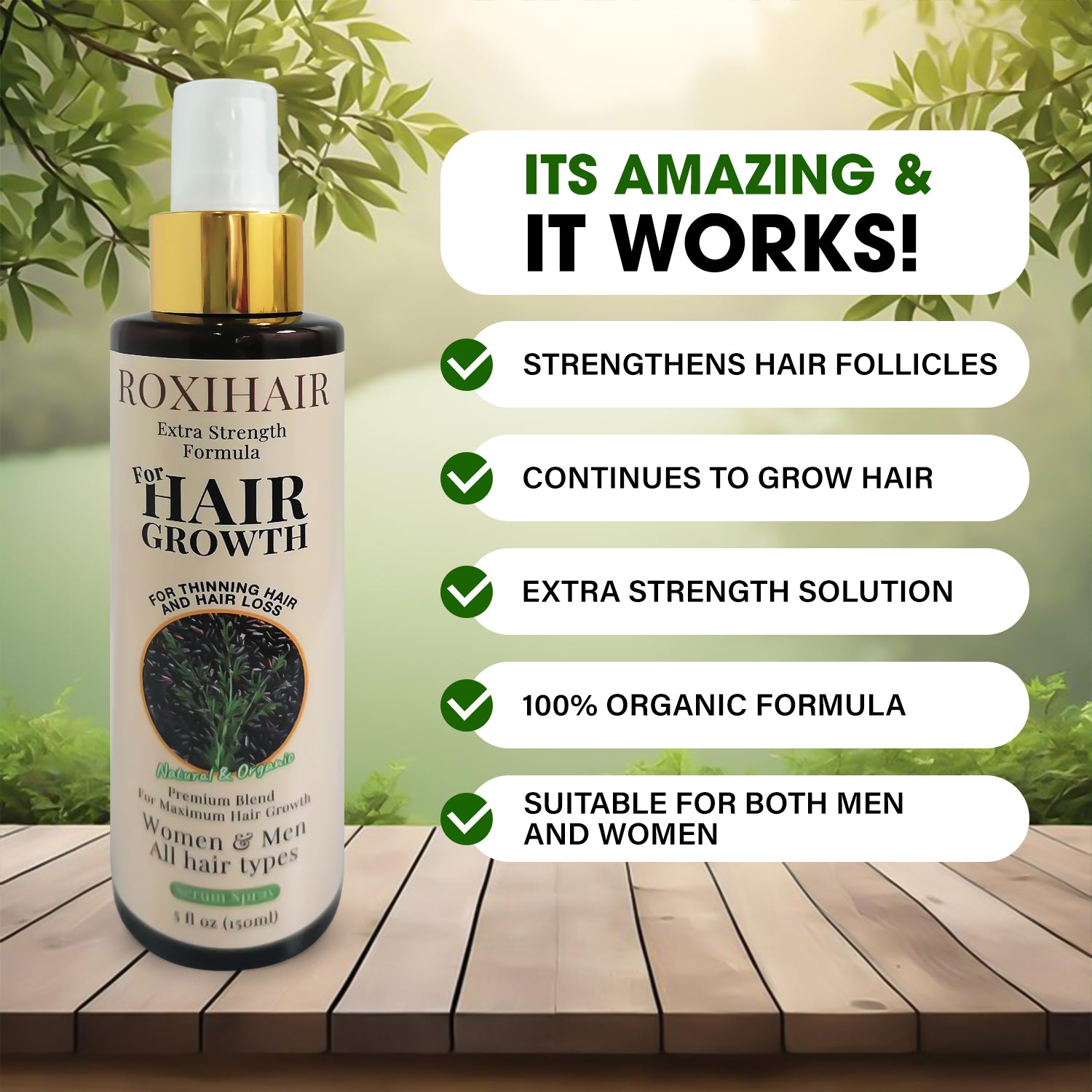 Hair Growth Spray - Extra Strength Formula