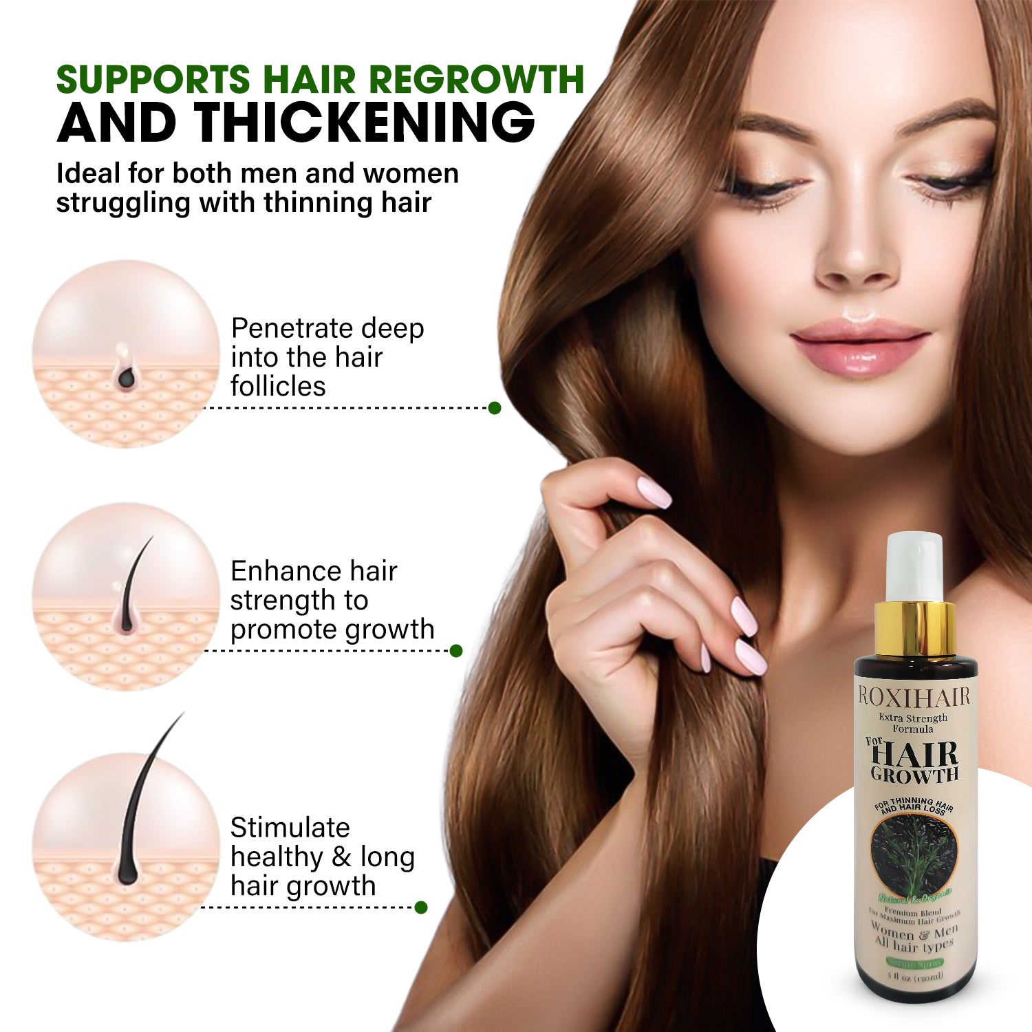 Hair Growth Spray - Extra Strength Formula