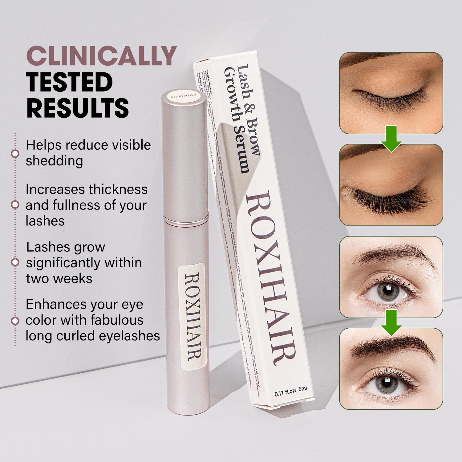 Eyelash & Eyebrow Growth Serum - Easy to apply