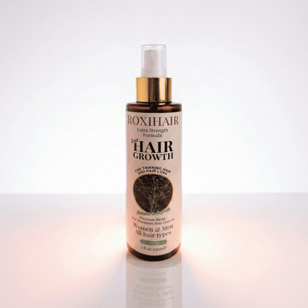 ROXIHAIR Extra Strength Hair Growth Dissolving Solution Spray Bottle 150ml