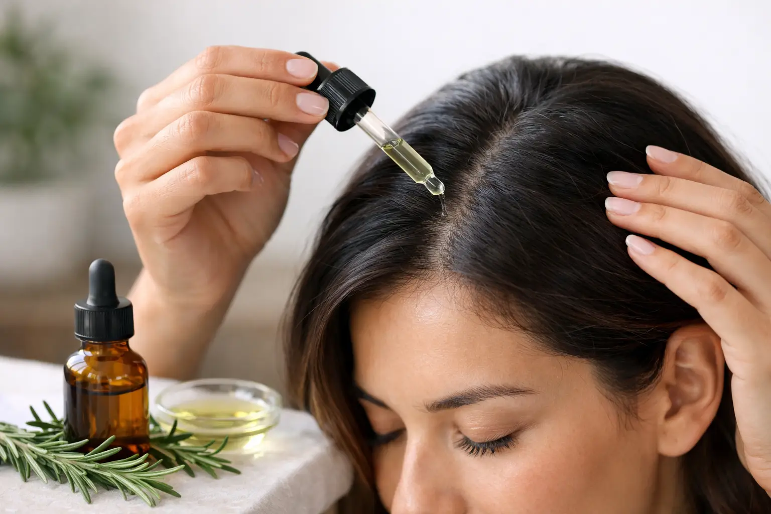 How to Use Rosemary Scalp Drops Right