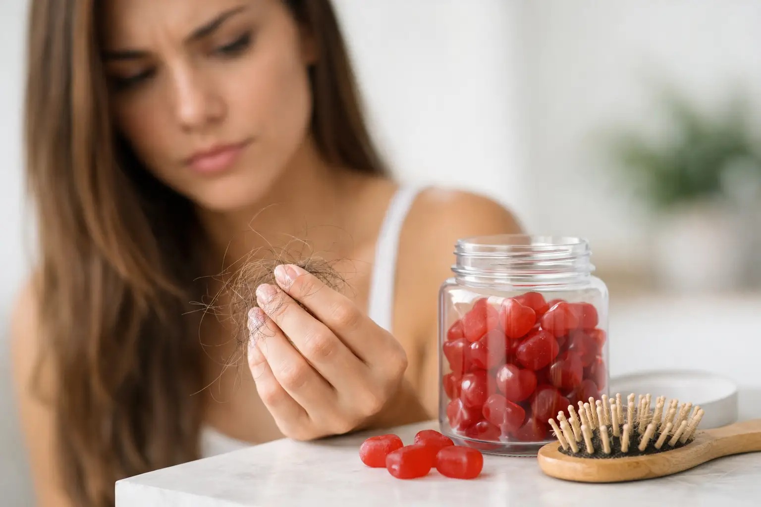 Can Biotin Gummies Stop Hair Shedding?