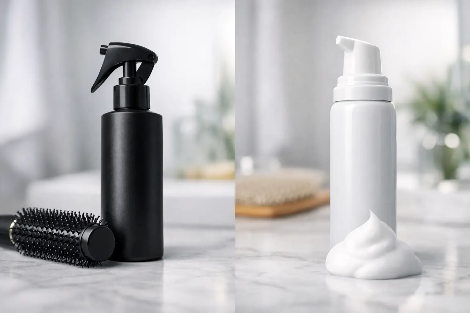 Hair Thickening Spray vs Mousse