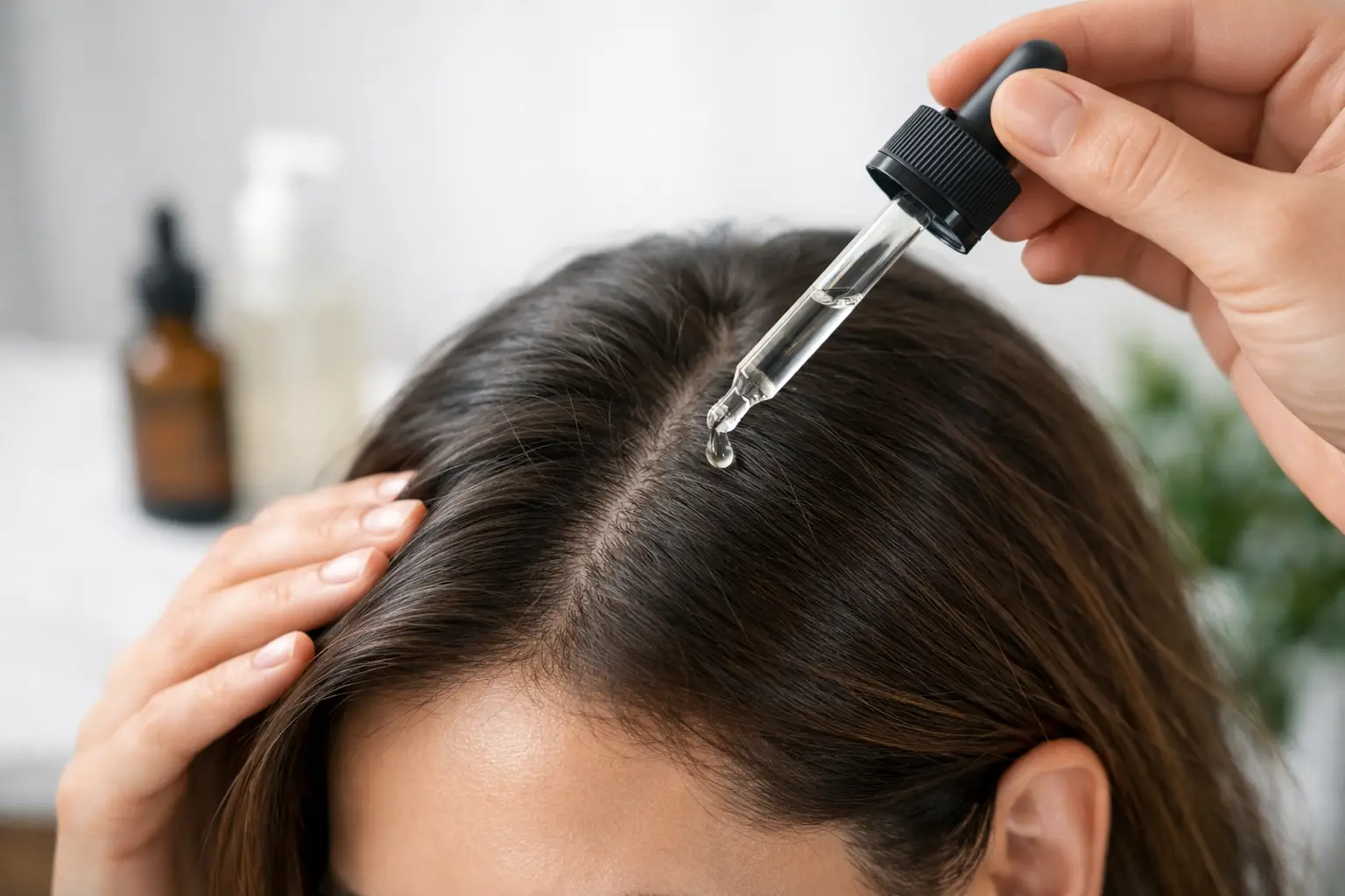 How to Use Scalp Drops Correctly