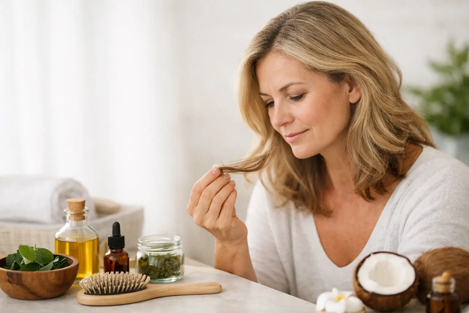 Natural Solutions for Menopausal Hair Thinning 10 Natural Solutions for Menopausal Hair Thinning